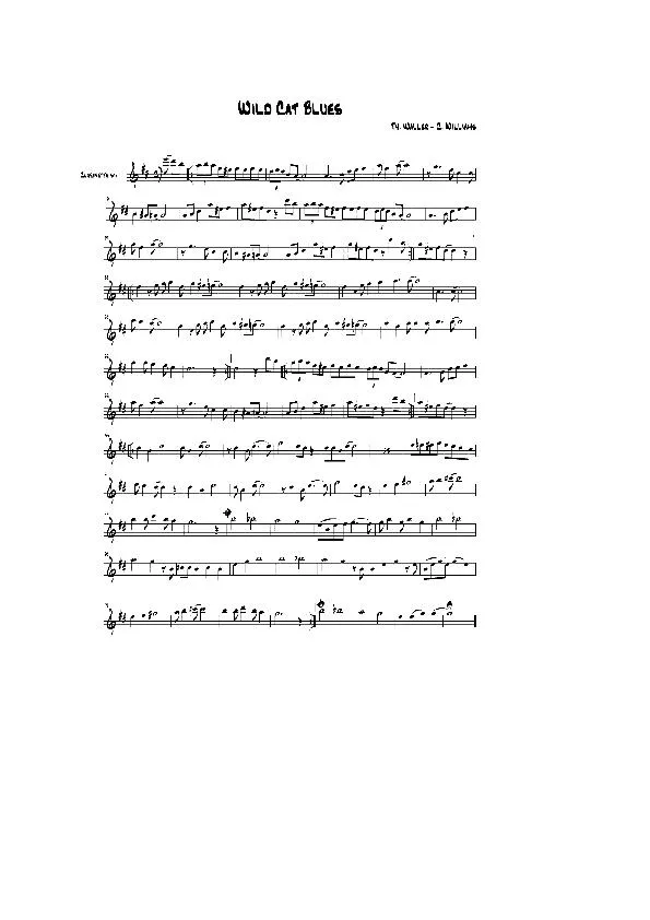 télécharger la partition d'accordéon Wild Cat Blues (Partie : Clarinette Sib) au format PDF