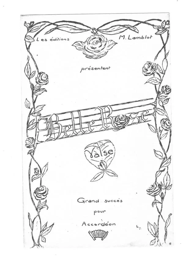 télécharger la partition d'accordéon Belle Rose (Valse Musette) au format PDF
