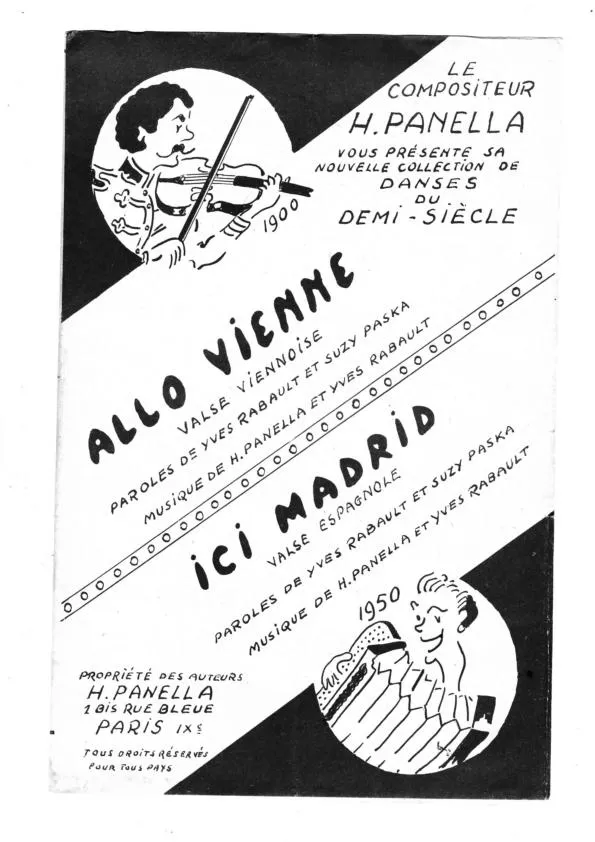 télécharger la partition d'accordéon Allo Vienne + Ici Madrid (Orchestration) (Valse) au format PDF