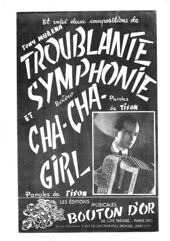 télécharger la partition d'accordéon Troublante symphonie + Cha Cha Girl (Orchestration) (Boléro + Cha Cha Cha) au format PDF