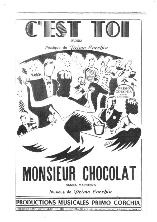 télécharger la partition d'accordéon Monsieur Chocolat (Orchestration) (Samba Marchina) au format PDF