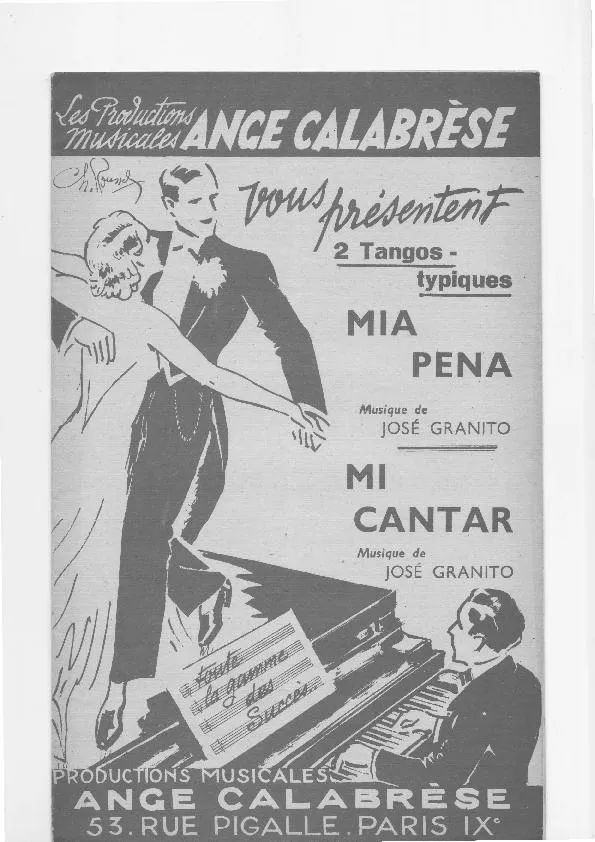 télécharger la partition d'accordéon Mia Pena (Orchestration) (Tango Typique) au format PDF