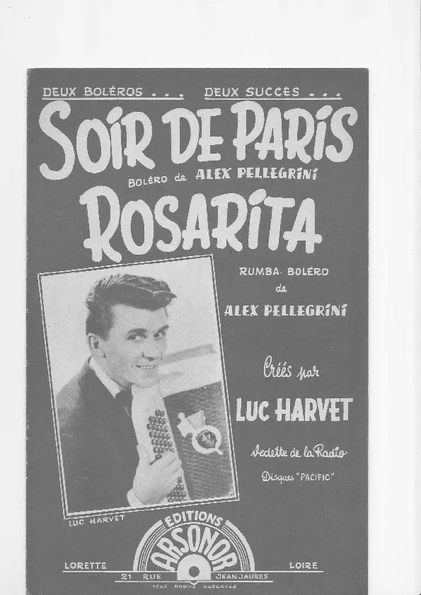 télécharger la partition d'accordéon Soir de Paris (Orchestration) (Rumba Boléro) au format PDF