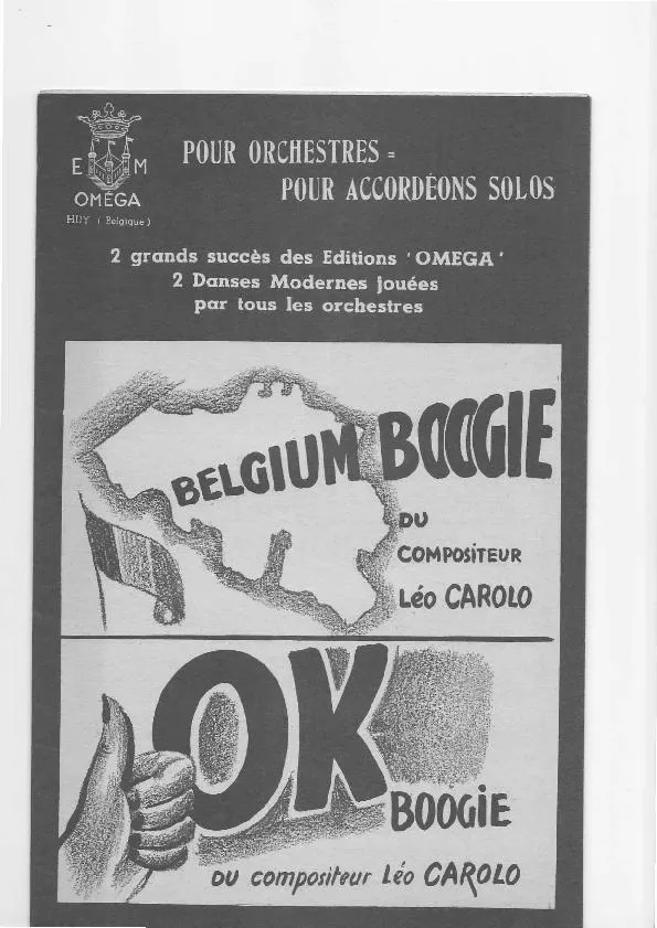 télécharger la partition d'accordéon Belgium Boogie (Orchestration Complète) au format PDF