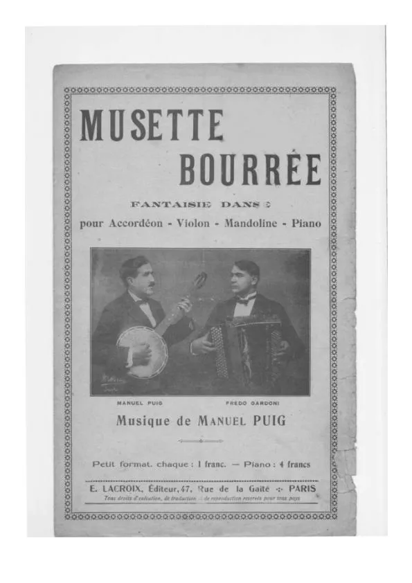 télécharger la partition d'accordéon Musette Bourrée au format PDF