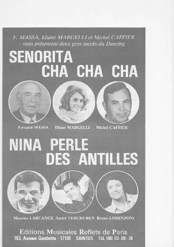 télécharger la partition d'accordéon Señorita Cha Cha Cha (Orchestration) au format PDF