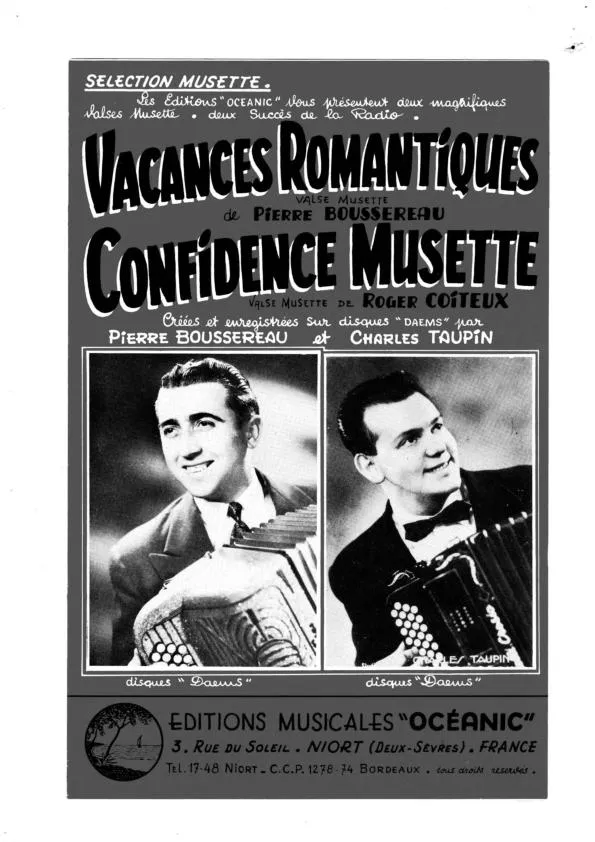 télécharger la partition d'accordéon Vacances romantiques (Valse) au format PDF
