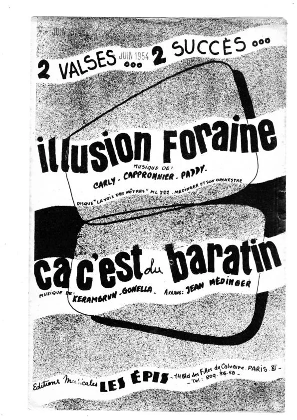 télécharger la partition d'accordéon Illusion Foraine (Sur les motifs de la chanson de Carly) (Valse) au format PDF