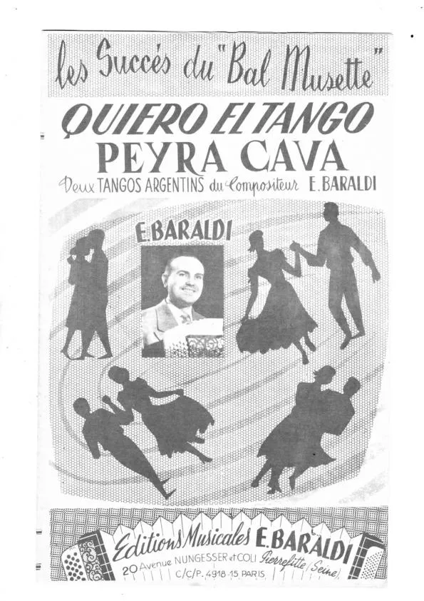télécharger la partition d'accordéon Quiero el Tango + Peyra Cava (Tango Argentin) au format PDF