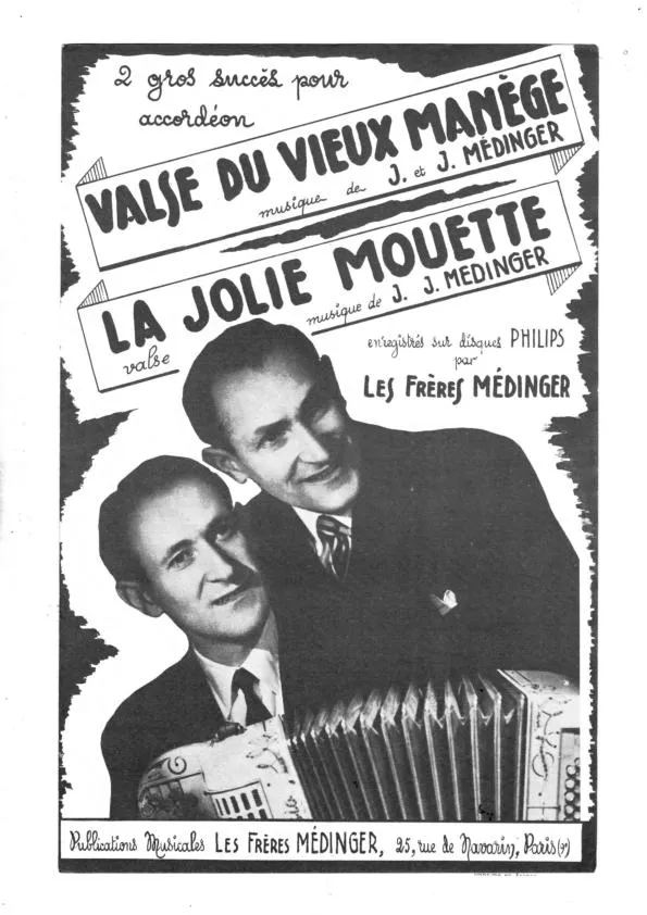 télécharger la partition d'accordéon La jolie mouette + Valse du vieux manège (Orchestration) au format PDF