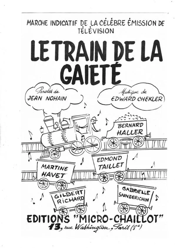 télécharger la partition d'accordéon Le train de la gaieté (Orchestration) (Marche Indicatif de la célèbre émission) au format PDF