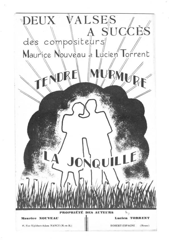 télécharger la partition d'accordéon Tendre murmure (Valse) au format PDF