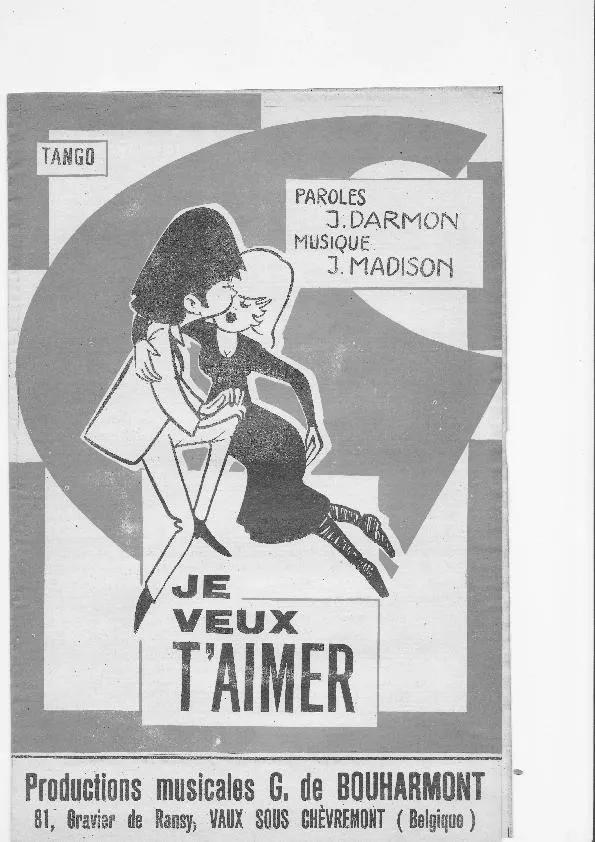 télécharger la partition d'accordéon Je veux t'aimer (Orchestration) (Tango Chanté) au format PDF