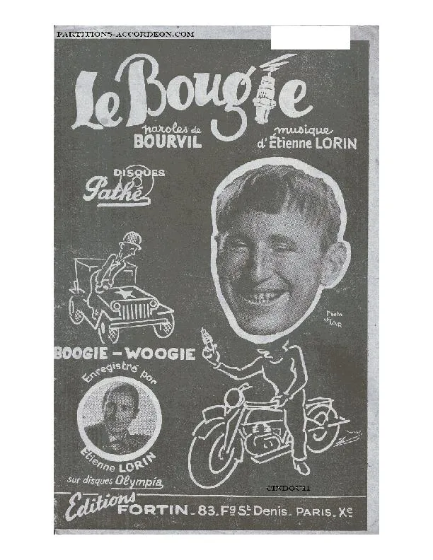 télécharger la partition d'accordéon Le Bougie (Boogie Woogie) au format PDF