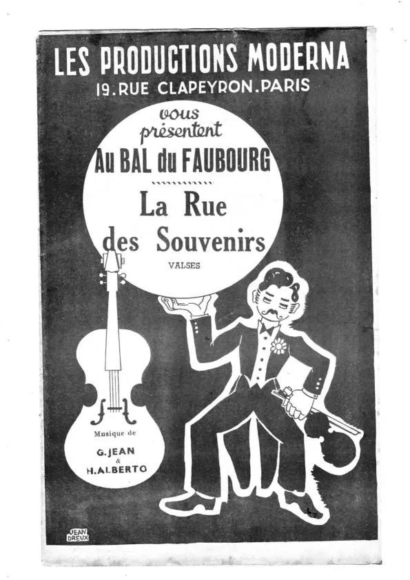 télécharger la partition d'accordéon Au bal du faubourg (Orchestration) (Valse) au format PDF