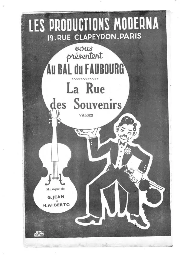 télécharger la partition d'accordéon La rue des souvenirs (Orchestration) (Valse) au format PDF