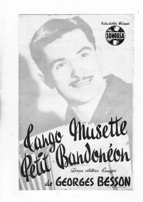 télécharger la partition d'accordéon Tango Musette au format PDF