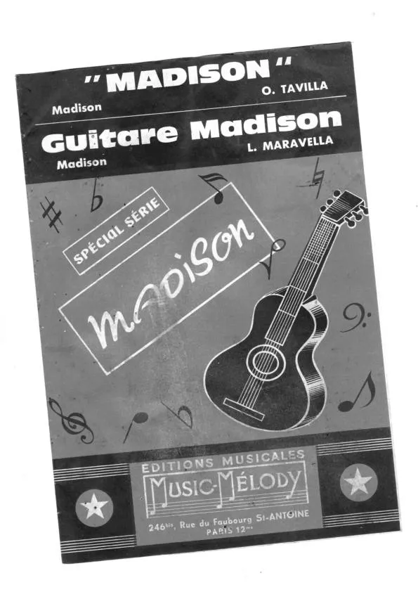 télécharger la partition d'accordéon Guitare Madison (Orchestration) au format PDF