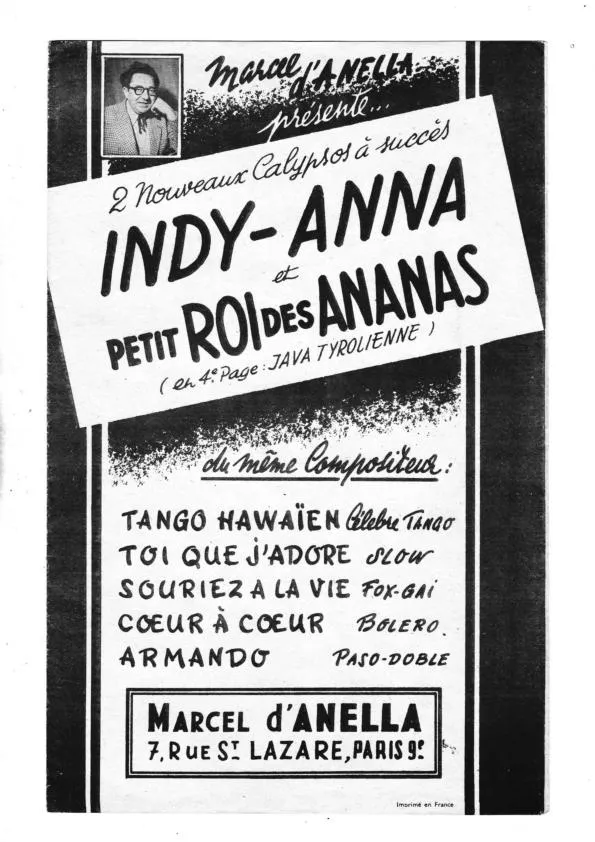 télécharger la partition d'accordéon Petit roi des ananas (Orchestration) (Calypso) au format PDF