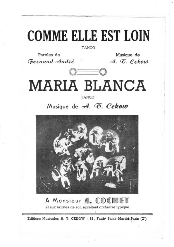 télécharger la partition d'accordéon Maria Blanca (Orchestration) (Tango) au format PDF