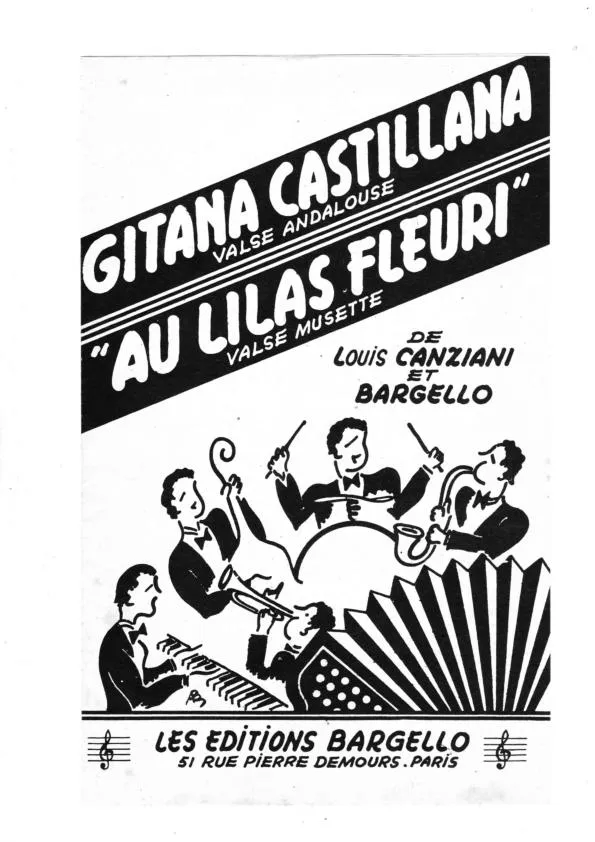 télécharger la partition d'accordéon Gitana Castillana + Au lilas fleuri (Orchestration) (Valse) au format PDF