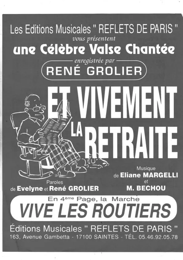 télécharger la partition d'accordéon Et vivement la retraite (Valse Chantée) au format PDF