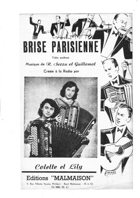 télécharger la partition d'accordéon Brise Parisienne (Valse Moderne) au format PDF