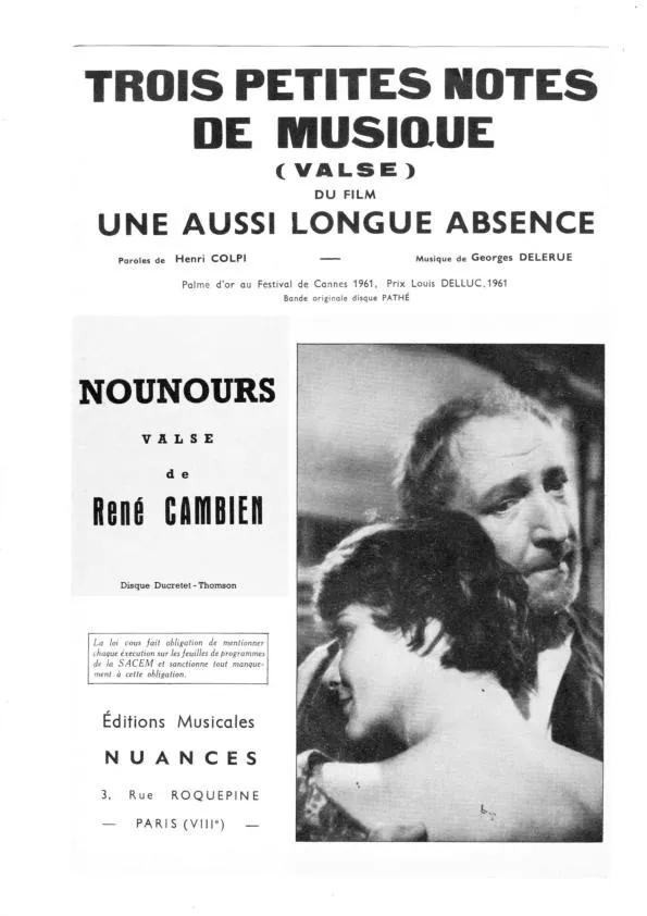 télécharger la partition d'accordéon Nounours (Valse Musette) au format PDF