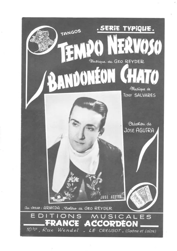 télécharger la partition d'accordéon Bandonéon Chato (Tango) au format PDF