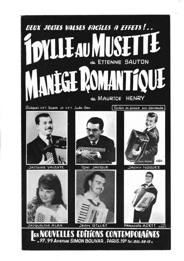 télécharger la partition d'accordéon Manège Romantique (Valse Musette) au format PDF