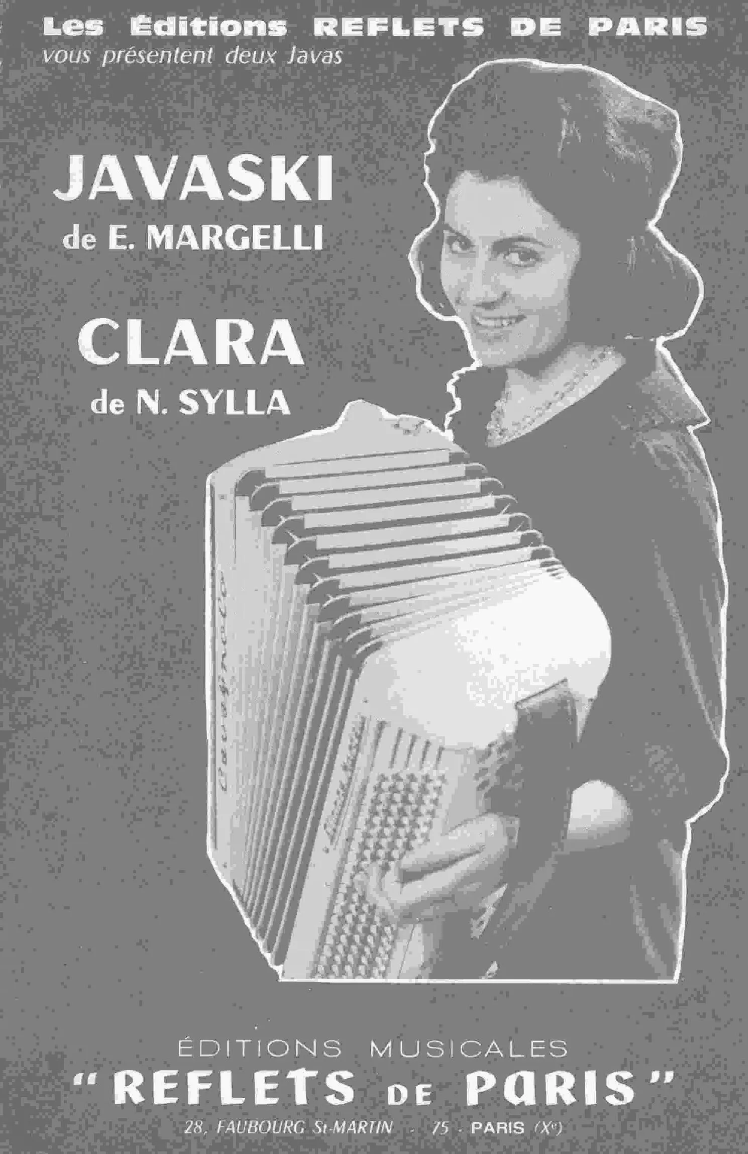 télécharger la partition d'accordéon Javaski + Clara (Orchestration) (Java) au format PDF