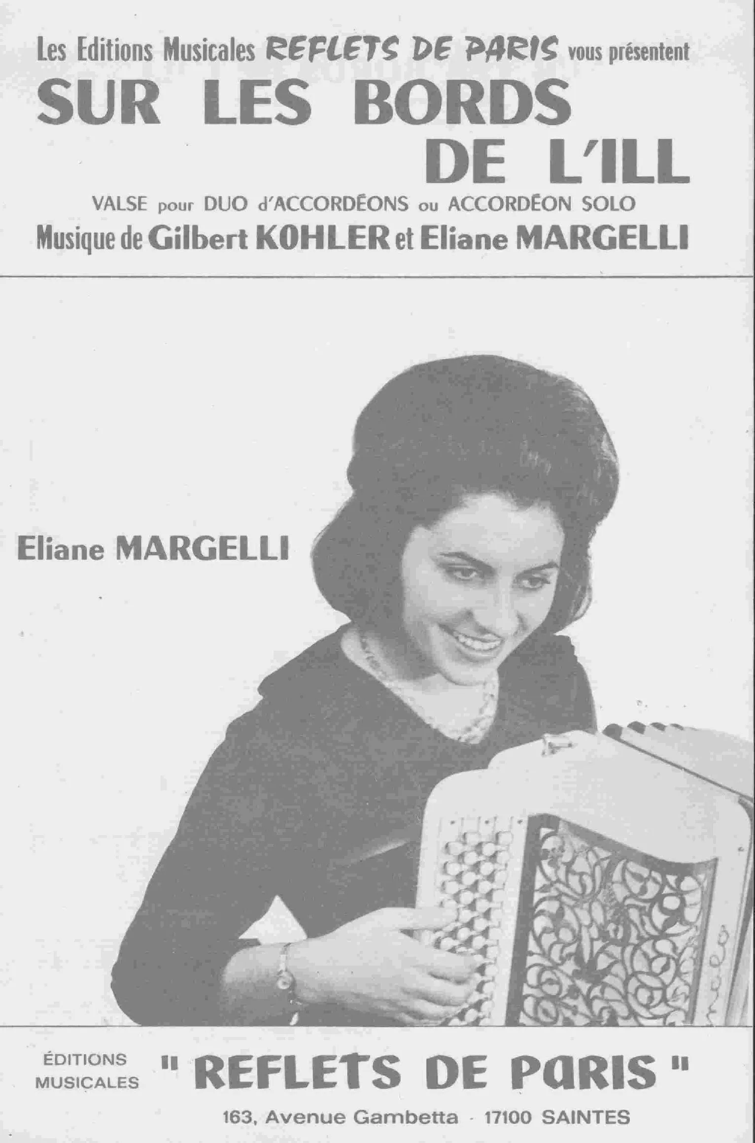 télécharger la partition d'accordéon Sur les bords de l'Ill (Valse pour duo d'Accordéons ou Accordéon Solo) au format PDF