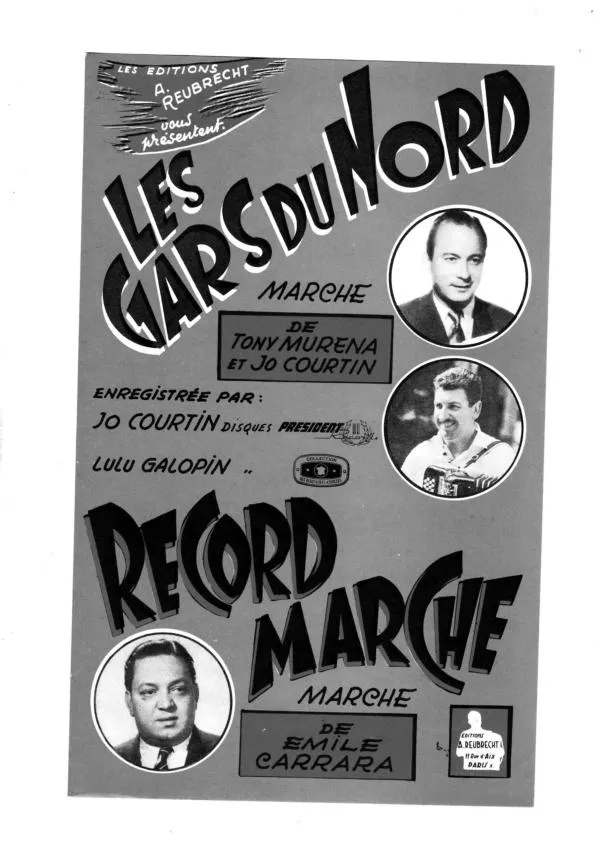 télécharger la partition d'accordéon Les gars du nord (Orchestration) (Marche) au format PDF