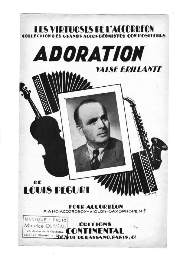 télécharger la partition d'accordéon Adoration (Valse Brillante) au format PDF