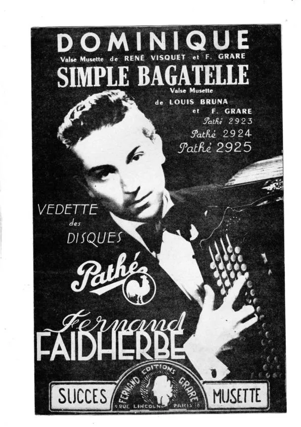 télécharger la partition d'accordéon Dominique + Simple bagatelle (Valse) au format PDF