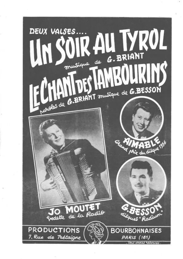 télécharger la partition d'accordéon Un soir au Tyrol (Orchestration) (Valse Tyrolienne) au format PDF