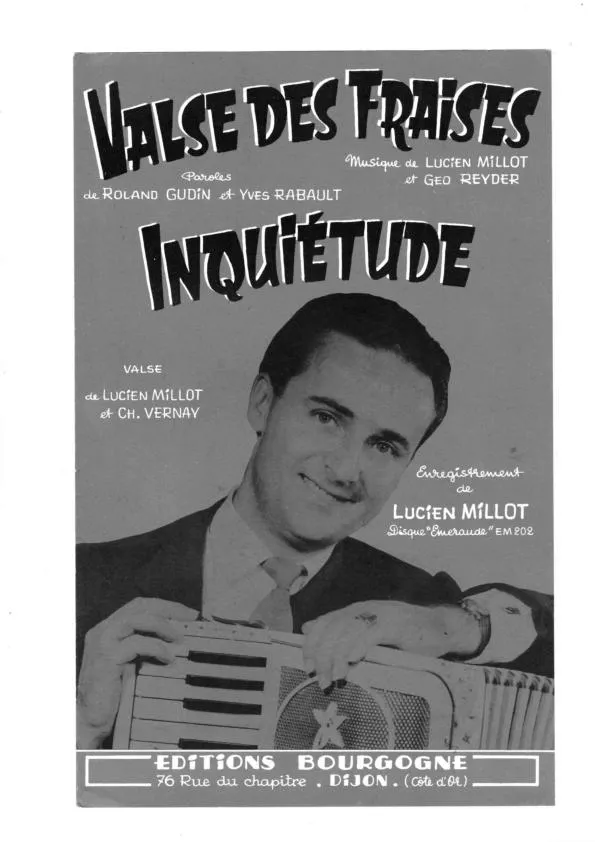 télécharger la partition d'accordéon Inquiétude (Valse Musette) au format PDF