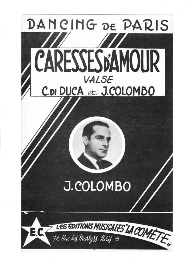 télécharger la partition d'accordéon Caresses d'amour (Valse) au format PDF