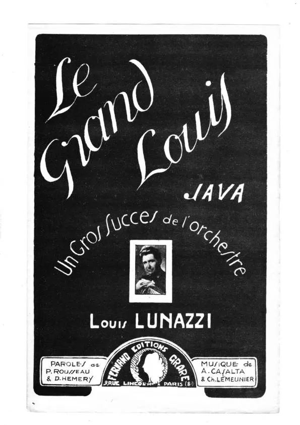 télécharger la partition d'accordéon Le grand Louis (Java) au format PDF