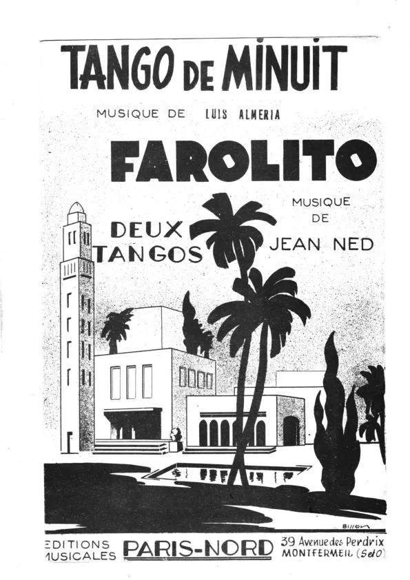 télécharger la partition d'accordéon Tango de minuit (Orchestration) au format PDF