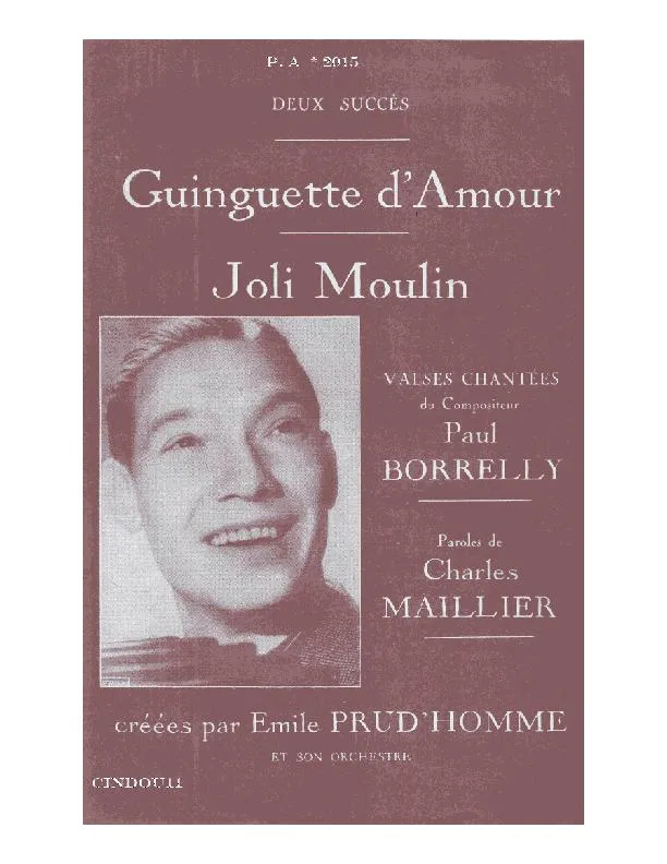 télécharger la partition d'accordéon Guinguette d'amour (Orchestration) (Valse) au format PDF
