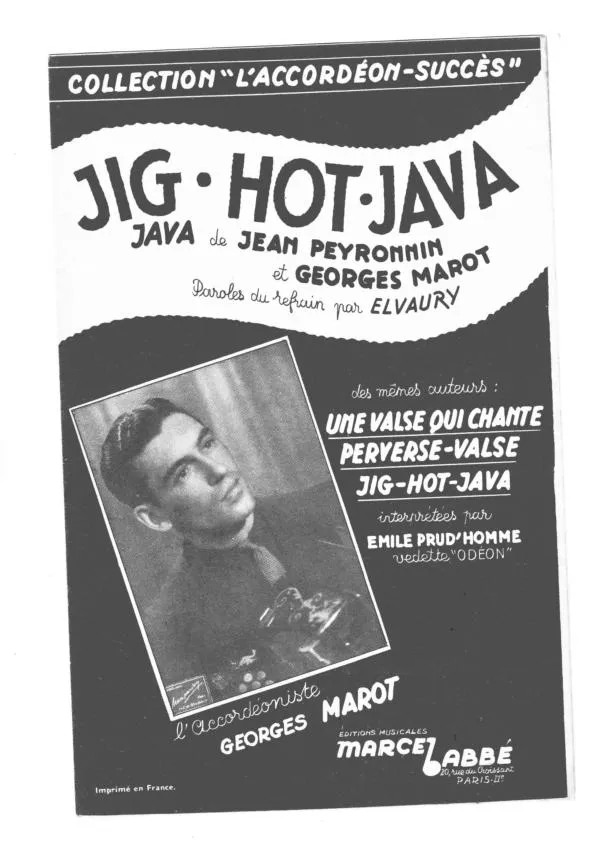 télécharger la partition d'accordéon Jig Hot Java au format PDF
