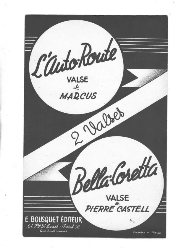 télécharger la partition d'accordéon Bella Loretta (Valse Espagnole) au format PDF