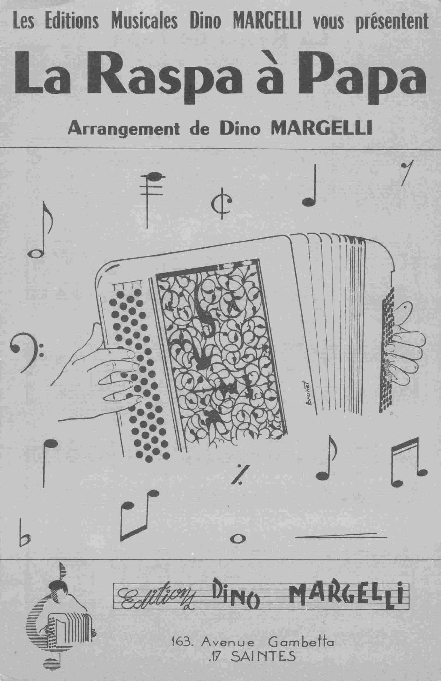 télécharger la partition d'accordéon La Raspa de Papa au format PDF