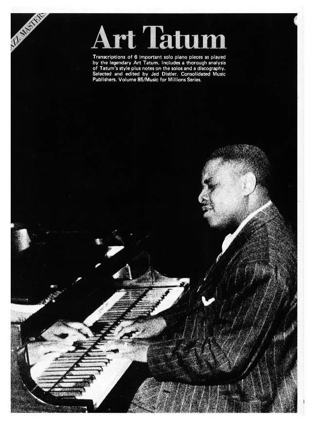 télécharger la partition d'accordéon Art Tatum : Jazz Masters (Piano Solo) (Volume 85) au format PDF