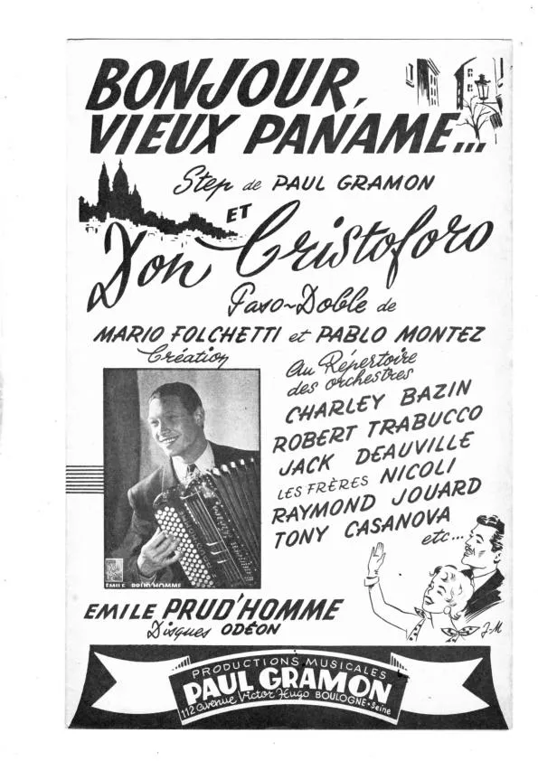 télécharger la partition d'accordéon Don Cristoforo (Orchestration) (Paso Doble) au format PDF