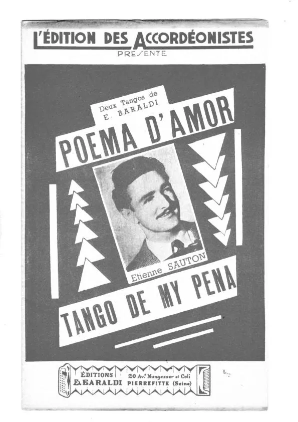 télécharger la partition d'accordéon Poema d'Amor (Tango Argentin) au format PDF
