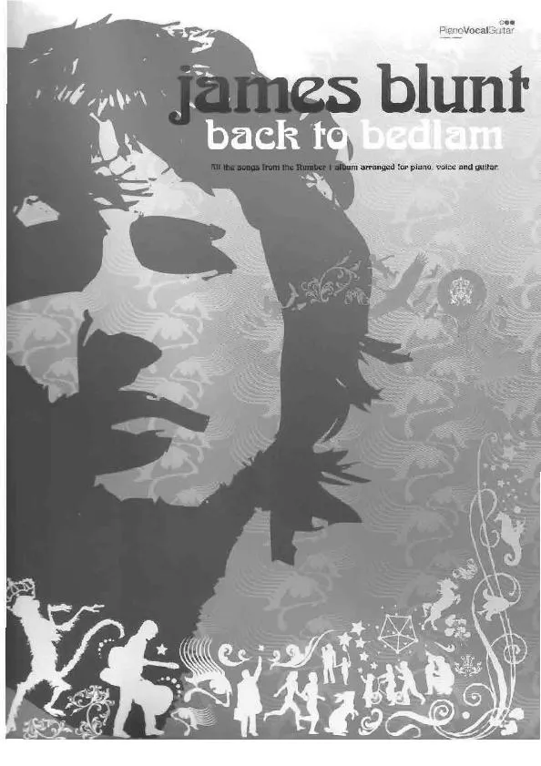 télécharger la partition d'accordéon James Blunt : Back To Bedlam (10 titres) au format PDF
