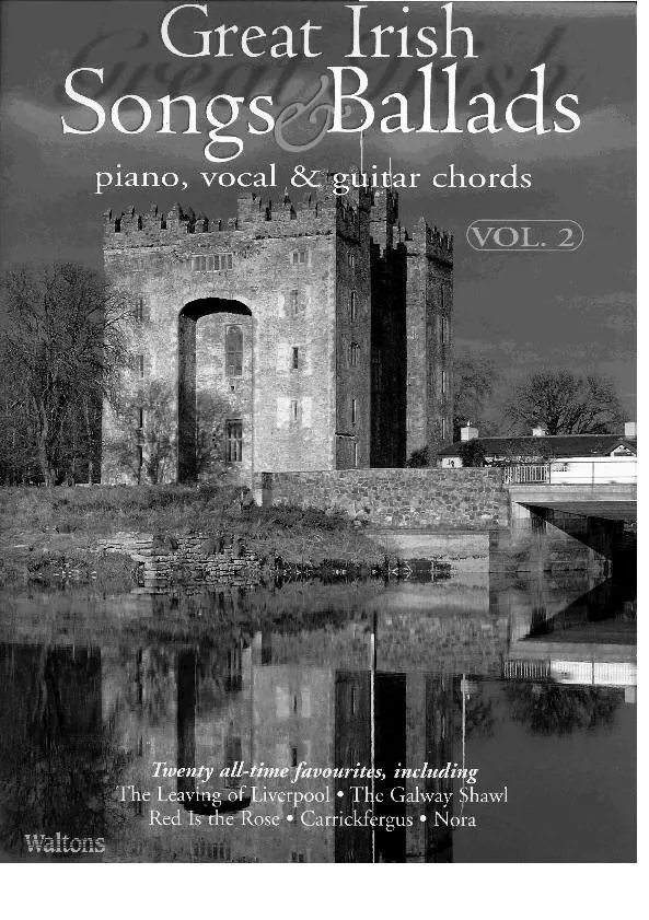 télécharger la partition d'accordéon Great Irish Songs & Ballads (Volume 2) au format PDF
