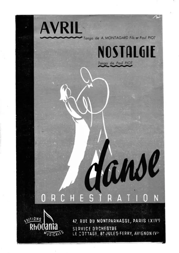 télécharger la partition d'accordéon Avril (Orchestration) (Tango) au format PDF